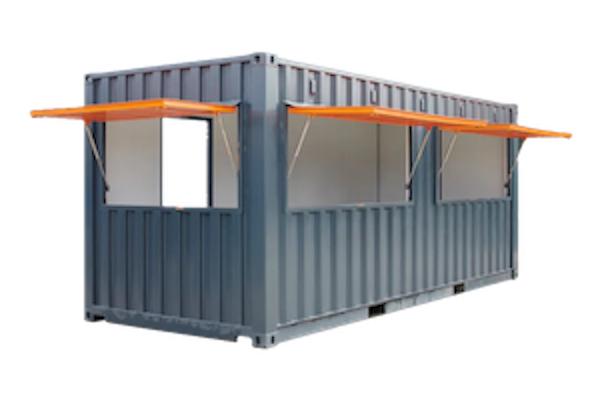 Conteneur de 20 pieds neuf modifié à vendre Montréal, QC - Conteneurs KJS Containers Inc