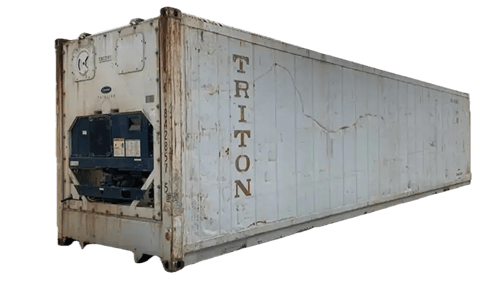 Conteneur isolé de 40 pieds usagé à vendre à Montréal, QC - Conteneurs KJS Containers Inc