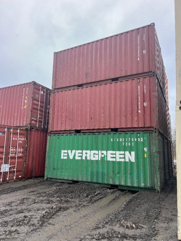 1 - Lot conteneurs de 20 pieds usagés - Conteneurs KJS Containers Inc