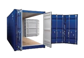 Open side container for sale in Montreal, Quebec - Conteneurs KJS Containers Inc.