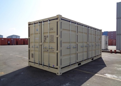 Conteneur de 20 pieds neufs avec portes latérales à vendre à Montréal, Québec - Conteneurs KJS Containers Inc